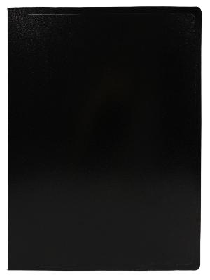 Папка на 4-х кольцах Buro -ECB0420/4RBLACK A4 пластик 0.5мм черный