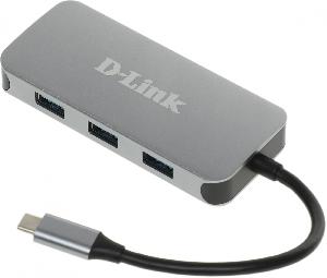 Разветвитель USB 3.0 D-Link DUB-2335 4порт. черный (DUB-2335/A1A)