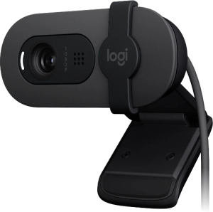 Камера Web Logitech HD Webcam Brio 90 черный 2Mpix (1920x1080) USB-A с микрофоном (960-001581)