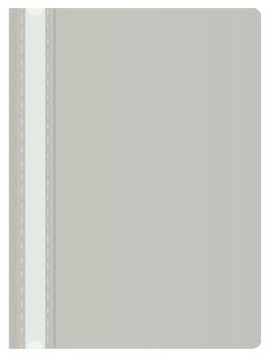 Папка-скоросшиватель Buro -PSE20BU/GREY A4 прозрач.верх.лист пластик серый 0.11/0.13