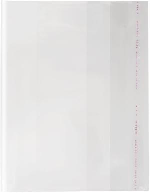 Обложка Silwerhof 382144Т Солнечная коллекция с липк.сл. (набор 10шт) ПП 70мкм гладкая прозр. 230х380мм