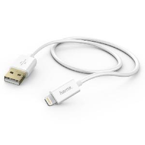 Кабель Hama GoldMFi 00173640 USB (m)-Lightning (m) 1.5м белый