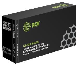 Картридж лазерный Cactus CS-CLT-K406S CLT-K406S черный (1500стр.) для Samsung CLP-360/365/CLX-3300/3305