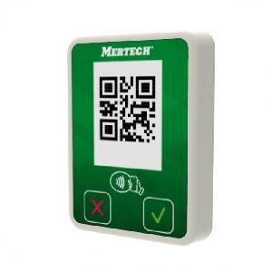 Дисплей QR кодов Mertech белый/зеленый (2135)