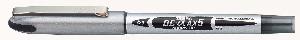 Ручка роллер Zebra Zeb-Roller BE& AX5 (15981Z) серебристый d=0.5мм черн. черн. одноразовая ручка стреловидный пиш. наконечник линия 0.3мм