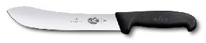Нож кухонный Victorinox Fibrox Butchers knife (5.7403.18) стальной разделочный лезв.180мм прямая заточка черный
