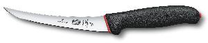 Нож кухонный Victorinox Fibrox Dual Grip (5.6663.15D) стальной разделочный лезв.150мм прямая заточка черный