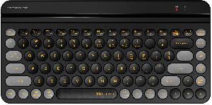 Клавиатура A4Tech Fstyler FBK30 черный/серый USB беспроводная BT/Radio slim Multimedia (FBK30 BLACKCURRANT)