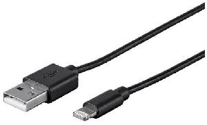 Кабель Premier 6-703 1.0BK USB-A-Lightning (m) 1м черный пакет