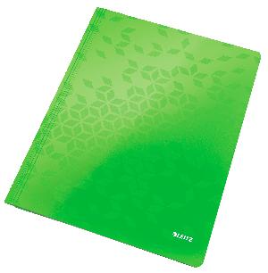 Папка-скоросшиватель Leitz WOW 30010054 A4 полипропилен зеленый