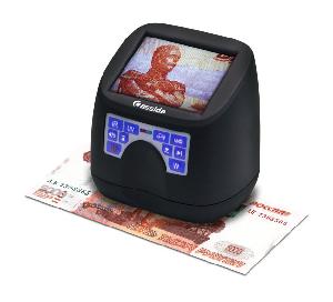 Детектор банкнот Cassida MFD1 просмотровый мультивалюта АКБ
