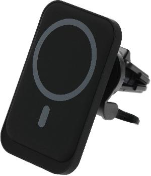 Держатель Wiiix CW-39V магнитный беспров.з/у. черный для смартфонов