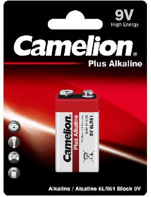 Батарея Camelion Plus Alkaline 6LR61-BP1 9V 550mAh (1шт) блистер