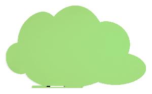 Доска магнитно-маркерная Rocada SkinColour Cloud 6451-230 лак зеленый 100x150см