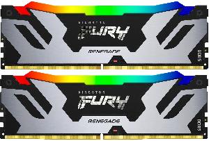Память DDR5 2x24GB 6400MHz Kingston KF564C32RSAK2-48 Fury Renegade XMP RGB RTL Gaming PC5-51200 CL32 DIMM 288-pin 1.4В kit с радиатором Ret