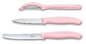 Набор ножей кухон. Victorinox Paring 2 Knife Set (6.7116.31L52) компл.:2предм. овощеч. розовый карт.коробка