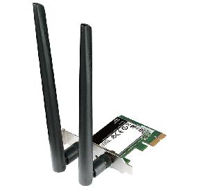 Сетевой адаптер Wi-Fi D-Link DWA-582 (OEM) DWA-582 PCI Express (ант.внеш.съем) 2ант.