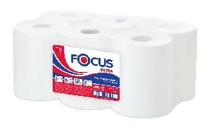 Полотенца бумажные Focus Jumbo Centerpull 2-хслойная 125м 357лист. белый (упак.:6рул) (5036772)