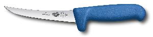 Нож кухонный Victorinox Fibrox (5.6612.12) стальной обвалочный лезв.120мм прямая заточка синий