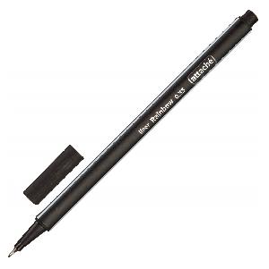 Ручка капилляр. Rainbow (148061) черный черн. черн. линия 0.33мм треугол.