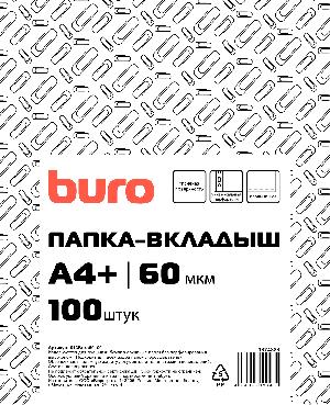 Папка-вкладыш Buro 013BURO60100 тисненые А4+ 60мкм (упак.:100шт)