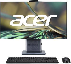 Моноблок Acer Aspire S27-1755 27" WQHD i5 1240P (1.2) 8Gb SSD512Gb Iris Xe CR noOS GbitEth WiFi BT 135W клавиатура мышь Cam серый 2560x1440.27