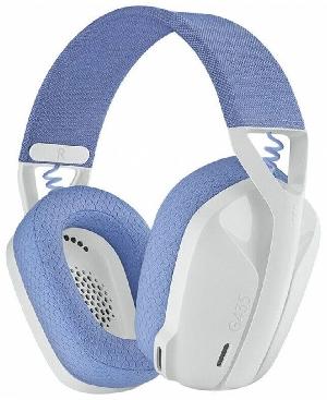 Наушники с микрофоном Logitech G435 Lightspeed синий/белый мониторные Radio оголовье (981-001076)
