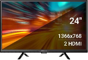 Телевизор LED SunWind 24" SUN-LED24XB203 черный HD 60Hz DVB-T DVB-T2 DVB-C DVB-S DVB-S2 USB