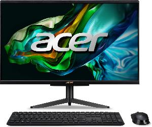 Моноблок Acer Aspire C24-1610 23.8" Full HD N100 (0.8) 8Gb SSD256Gb UHDG CR noOS WiFi BT 65W клавиатура мышь Cam черный 1920x1080