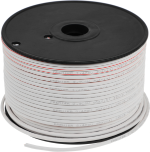 Кабель Premier 2.4C2V BC WT 100м. белый (21-001 100)
