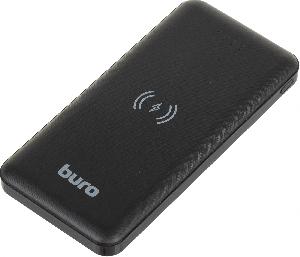 Мобильный аккумулятор Buro BPW10E 10000mAh 2A беспров.зар. черный (BPW10E10PBK)