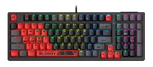 Клавиатура A4Tech Bloody S98 механическая красный/черный USB for gamer LED (SPORTS RED)