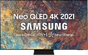 Телевизор QLED Samsung 98" QE98QN90AAUXCE Series 9 черный 4K Ultra HD 120Hz DVB-T2 DVB-C DVB-S2 USB WiFi Smart TV (RUS)