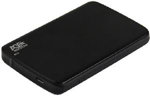 Внешний корпус для HDD/SSD AgeStar 31UB2A12C SATA USB3.1 пластик/алюминий черный 2.5"
