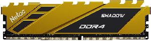Память DDR4 16Gb 3200MHz Netac NTSDD4P32SP-16Y Shadow RTL PC4-25600 CL16 DIMM 288-pin 1.35В с радиатором Ret