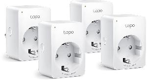 Умная розетка TP-Link Tapo P110(4-pack) EU VDEBT Wi-Fi белый