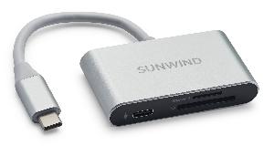 Устройство чтения карт памяти Type C SunWind SW-CR051-S серебристый