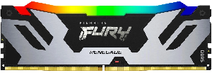 Память DDR5 48GB 6000MHz Kingston KF560C32RSA-48 Fury Renegade Silver RGB RTL Gaming PC5-48000 CL32 DIMM 288-pin 1.35В single rank с радиатором Ret