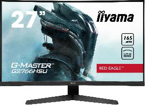 Монитор Iiyama 27" Red Eagle G2766HSU-B1 черный VA LED 1ms 16:9 HDMI M/M матовая 250cd 178гр/178гр 1920x1080 165Hz DP FHD USB 5кг
