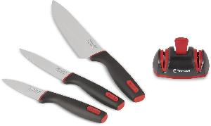 Набор ножей кухон. Rondell Urban (1011-RD-01) компл.:3предм. черный/красный