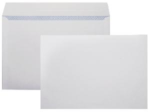 Конверт 70501.1 C4 229x324мм белый силиконовая лента бумага 90г/м2 серая запечатка (pack:1pcs)