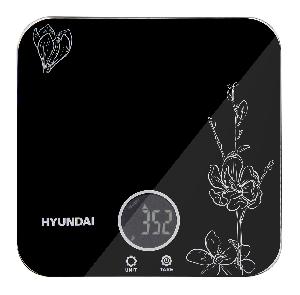 Весы кухонные электронные Hyundai HYS-KG421 макс.вес:5кг черный