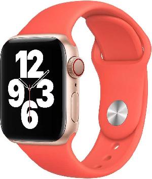 Ремешок Apple Sport Band для Apple Watch Series 3/4/5/6/SE/7 розовый цитрус (MYAW2ZM/A) 44мм