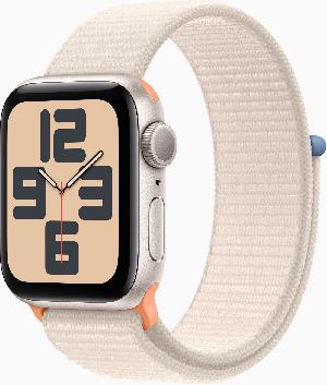 Смарт-часы Apple Watch SE 2023 A2722 40мм OLED корп.сияющая звезда Sport Loop рем.сияющая звезда разм.брасл.:130-200мм (MR9W3QA/A)