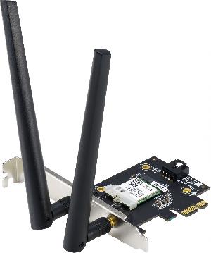Сетевой адаптер Wi-Fi + Bluetooth Asus PCE-AX1800 AX1800 PCI Express (ант.внеш.съем) 2ант.