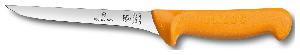 Нож кухонный Victorinox Swibo (5.8409.16) стальной обвалочный для мяса лезв.160мм прямая заточка оранжевый
