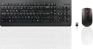 Клавиатура + мышь Lenovo Combo 4X30M39487 клав:черный мышь:черный USB беспроводная
