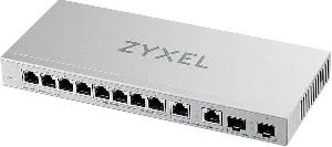 Коммутатор Zyxel XGS1010-12-ZZ0102F 8x1Гбит/с 2x2.5Гбит/с 2SFP+ неуправляемый