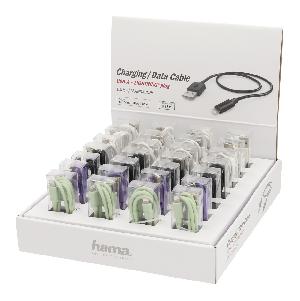 Кабель Hama H-187244 00187244 USB (m)-Lightning (m) 0.75м ассорти