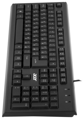 Клавиатура Acer OKW120 черный USB (ZL.KBDEE.006)